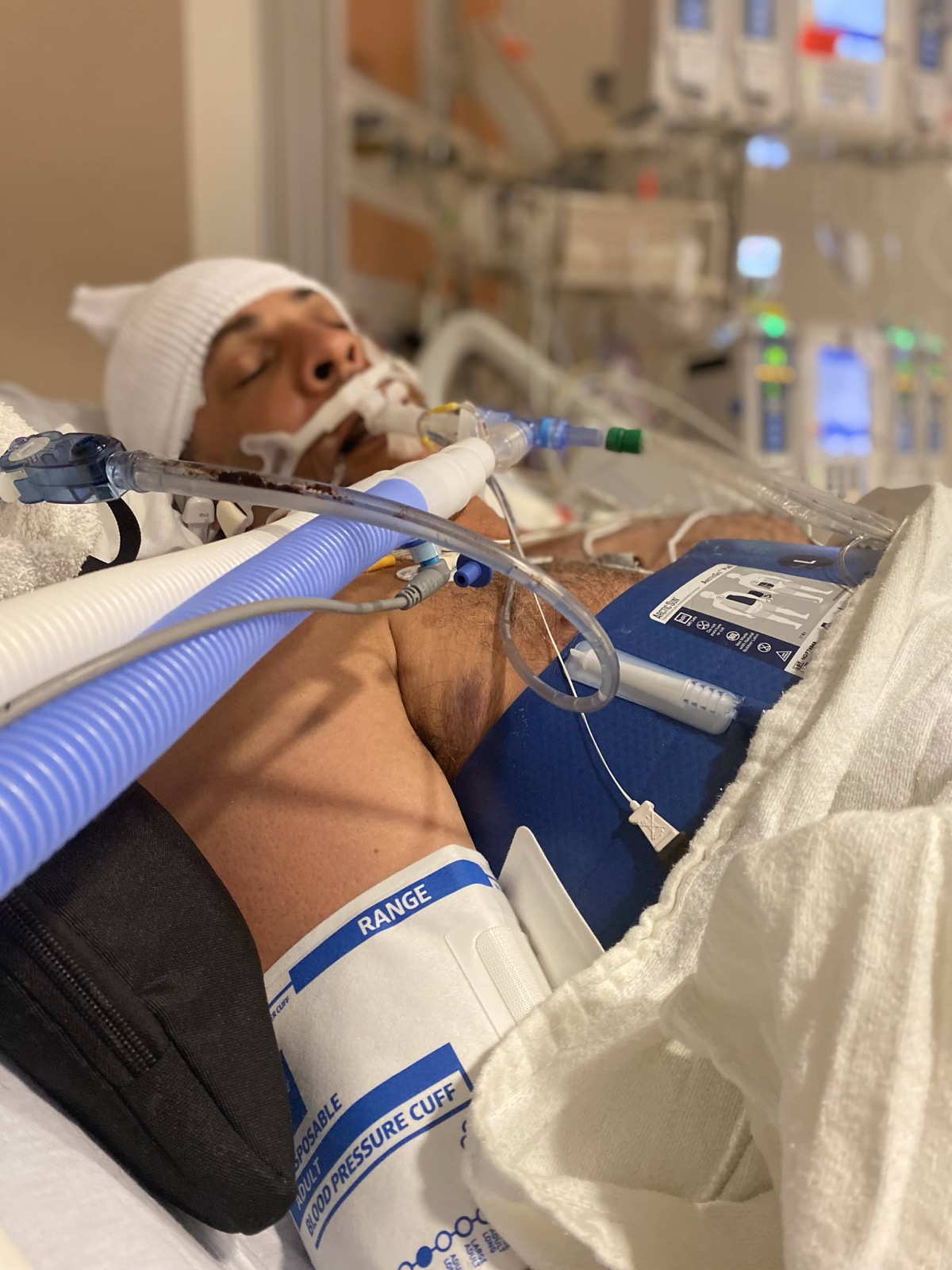 Shane on life support after cardiac arrest